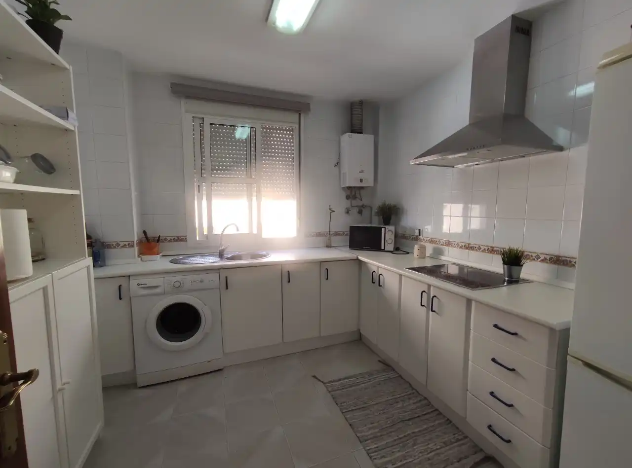 Cocina de Piso de alquiler en Sanlúcar de Barrameda con Aire acondicionado, Calefacción y Terraza