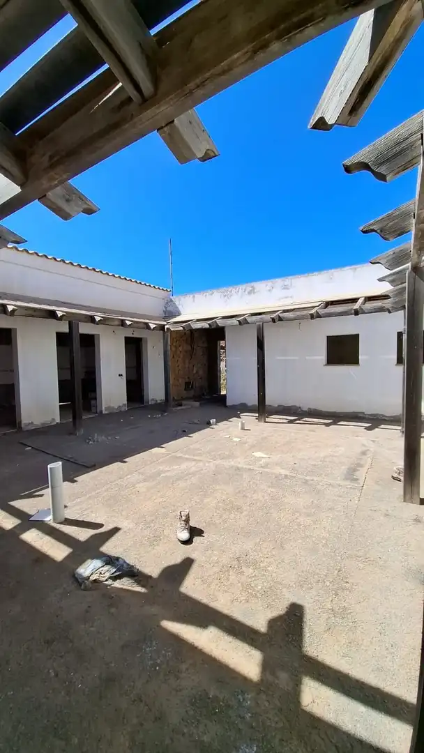 Vista exterior de Casa o xalet en venda en La Oliva amb Jardí privat i Terrassa