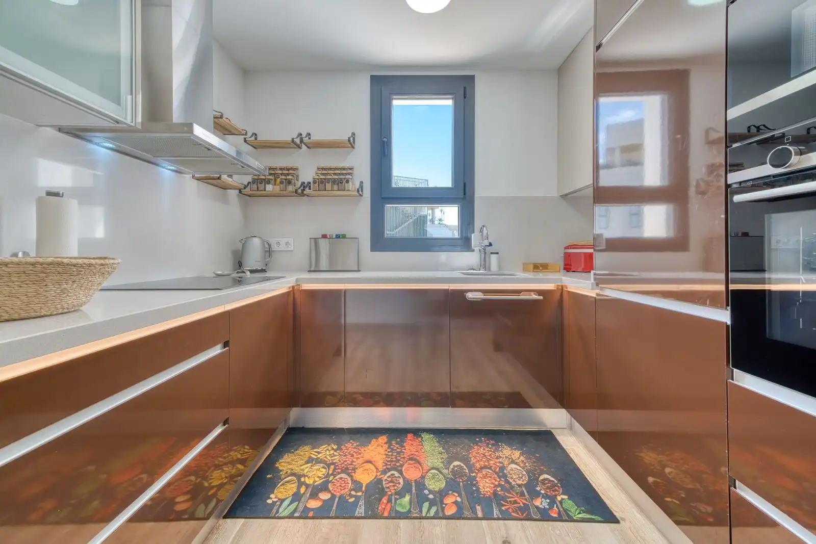 Cocina de Ático de alquiler en Estepona con Aire acondicionado, Terraza y Amueblado