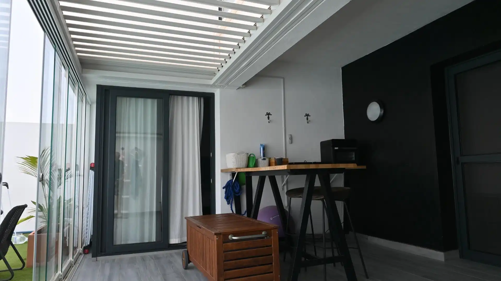 Terraza de Casa adosada en venta en La Oliva con Aire acondicionado, Jardín privado y Terraza