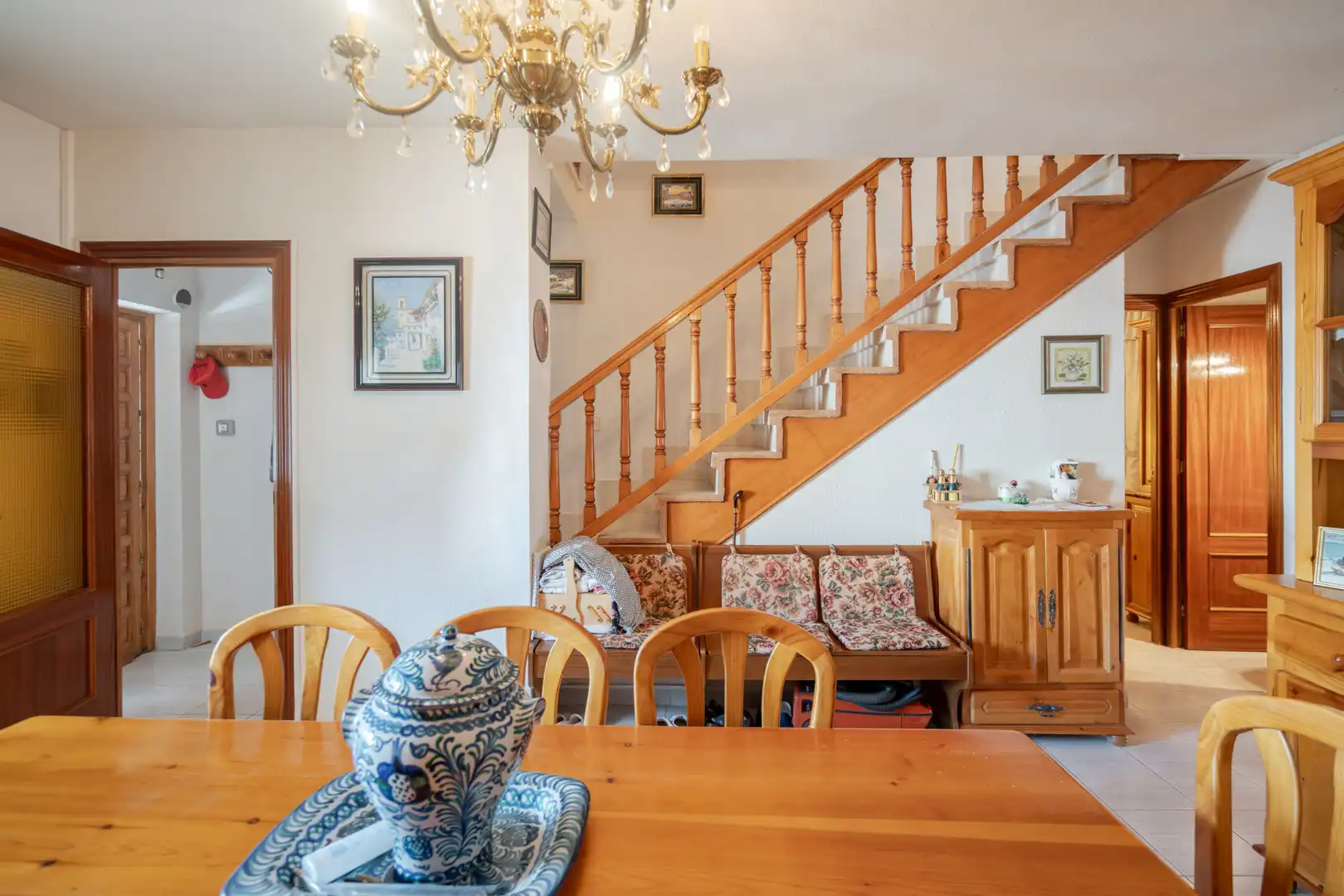 Dining room of Detached homes for sale in El Tiemblo   with Heating, Terrace and Community pool