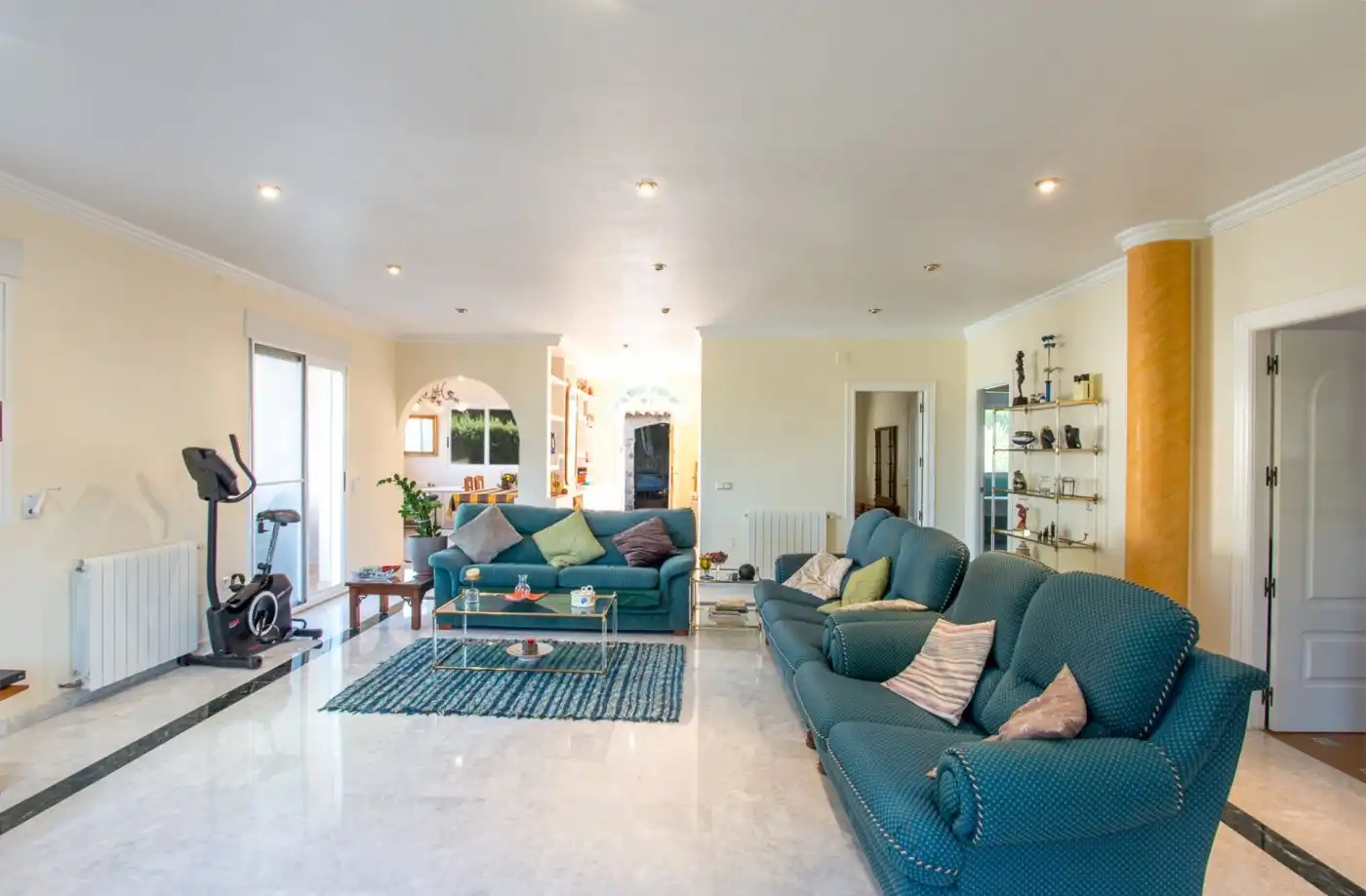 Sala de estar de Casa o chalet en venta en Murcia con Aire acondicionado, Calefacción y Jardín privado