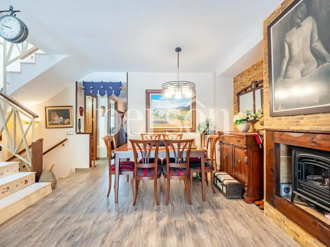 Comedor de Casa adosada en venta en Godella con Calefacción, Jardín privado y Terraza