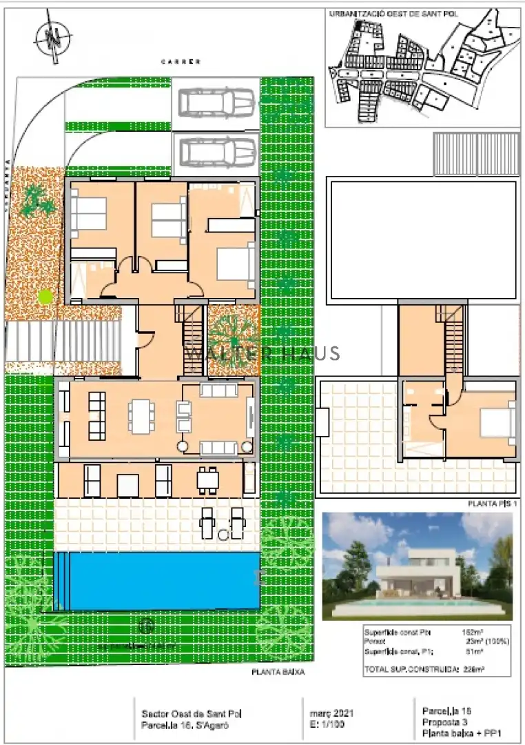 Casa amb piscina en venda a Calle El Gironès, imagen 28