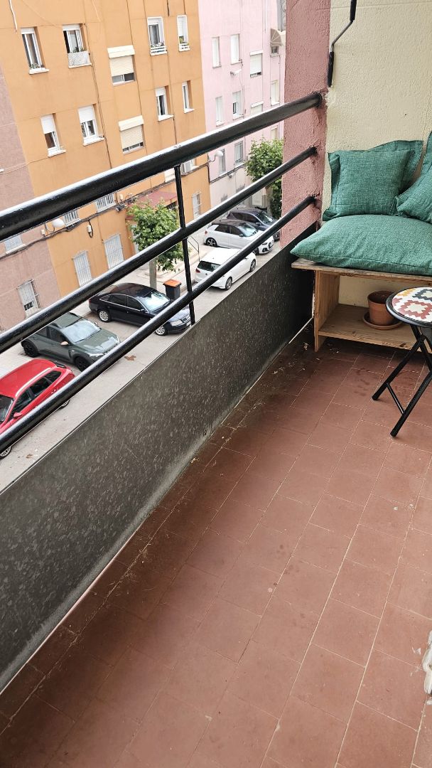 Balcony of Flat for sale in  Madrid Capital  with Air Conditioner, Heating and Balcony