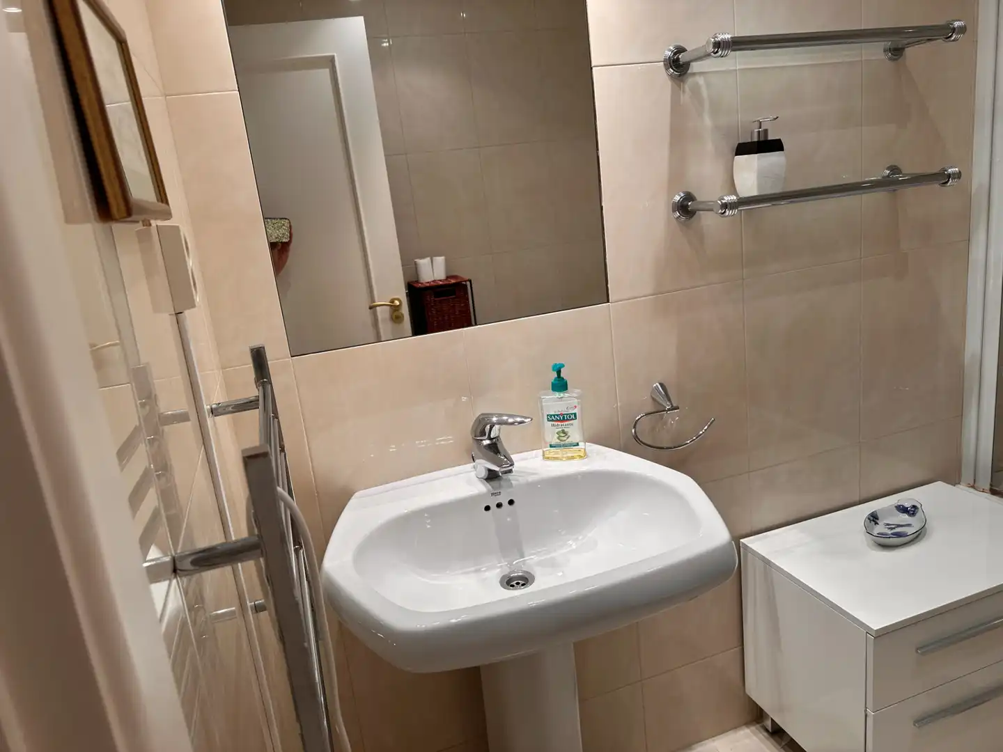 Bathroom of Flat for rent in Santander  with Heating, Parquet flooring and Terrace