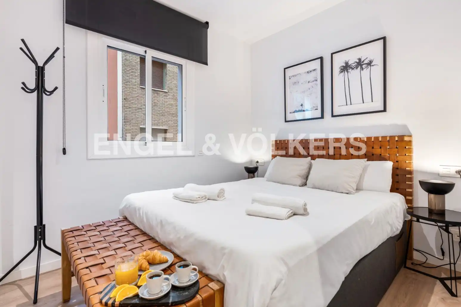 Schlafzimmer von Wohnung zur Miete in Barcelona mit Klimaanlage, Heizung und Parkett