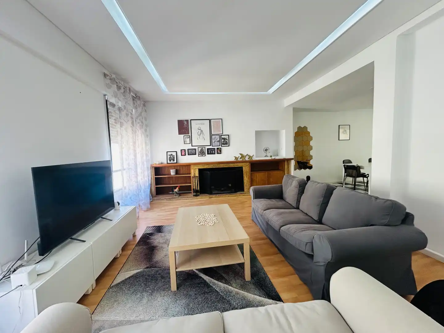 Sala d'estar de Pis en venda en Oliva amb Aire condicionat, Calefacció i Moblat
