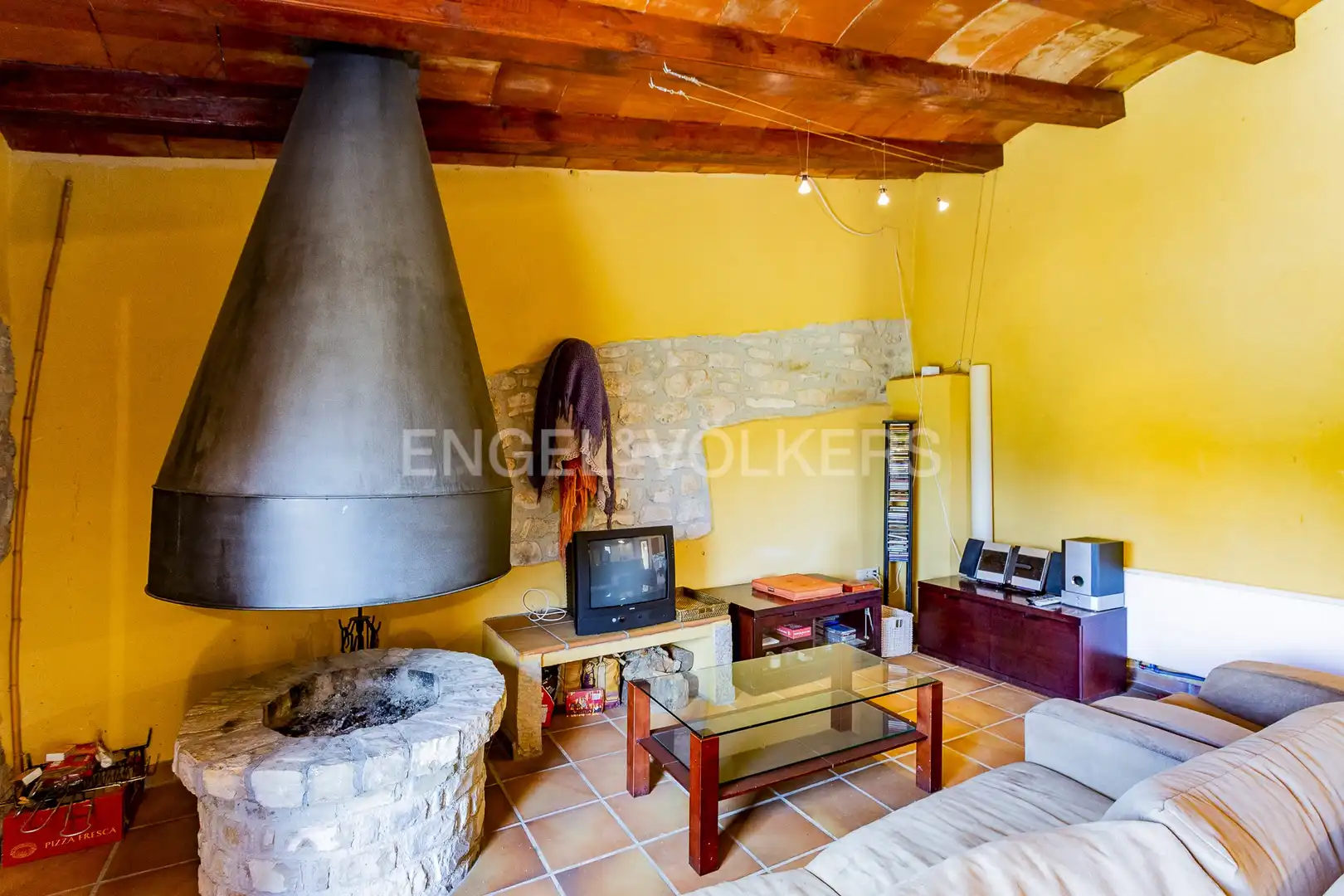 Sala de estar de Casa o chalet en venta en Bellprat con Calefacción, Parquet y Terraza