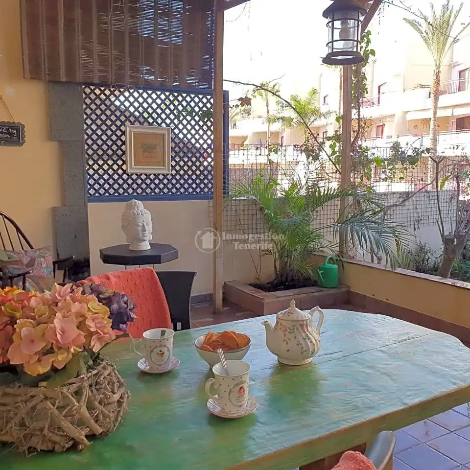 Terraza de Casa adosada de alquiler en Arona con Aire acondicionado, Jardín privado y Terraza