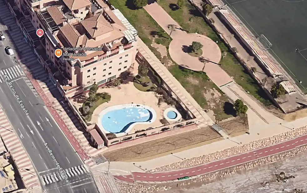 Swimming pool of Flat for sale in Roquetas de Mar  with Terrace and Swimming Pool