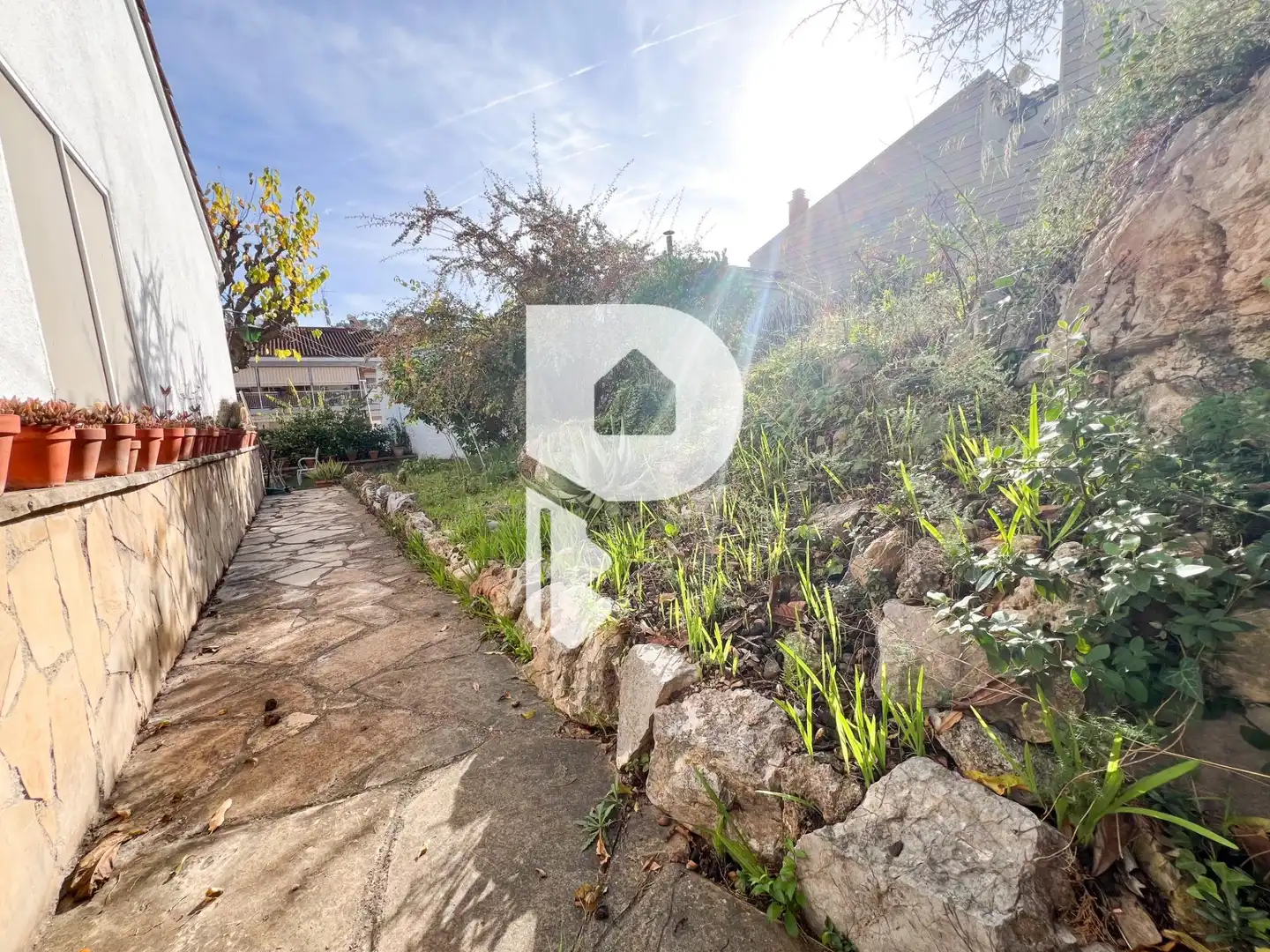 Jardí de Casa o xalet en venda en Vallirana amb Calefacció, Jardí privat i Terrassa