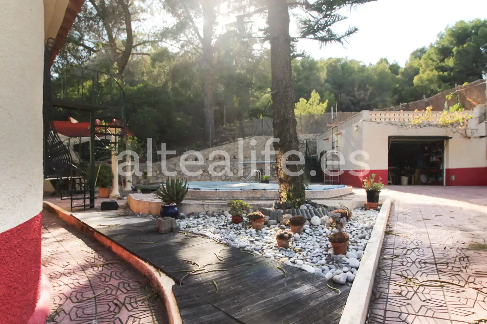 Jardín de Casa adosada en venta en Altea con Aire acondicionado, Terraza y Piscina