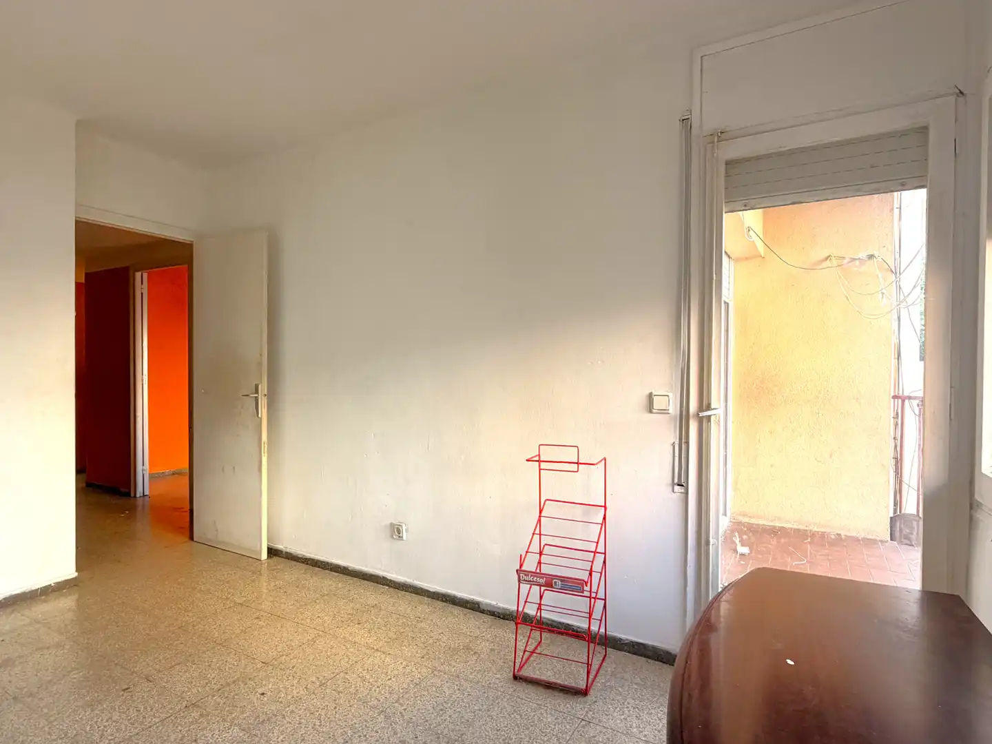 Sala d'estar de Pis en venda en Salt amb Balcó