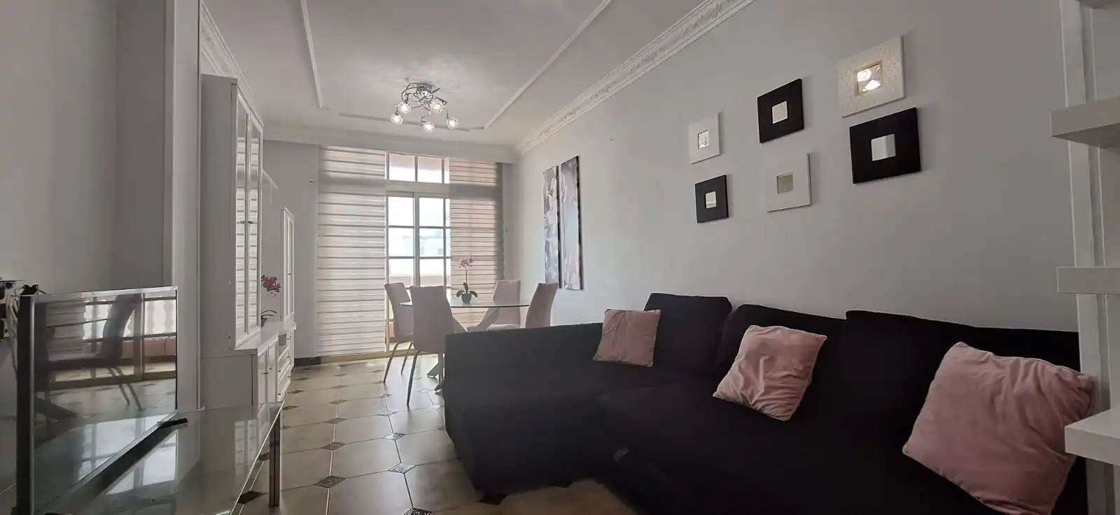 Wohnzimmer von Wohnung zur Miete in Las Palmas de Gran Canaria mit Möbliert, Ofen und Waschmaschine