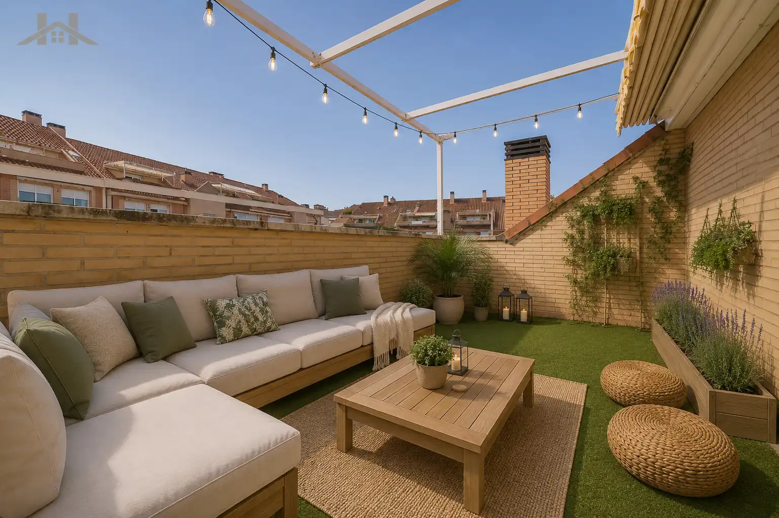 Terrace of Duplexes for sale in Villanueva del Pardillo  with Air Conditioner, Heating and Parquet flooring