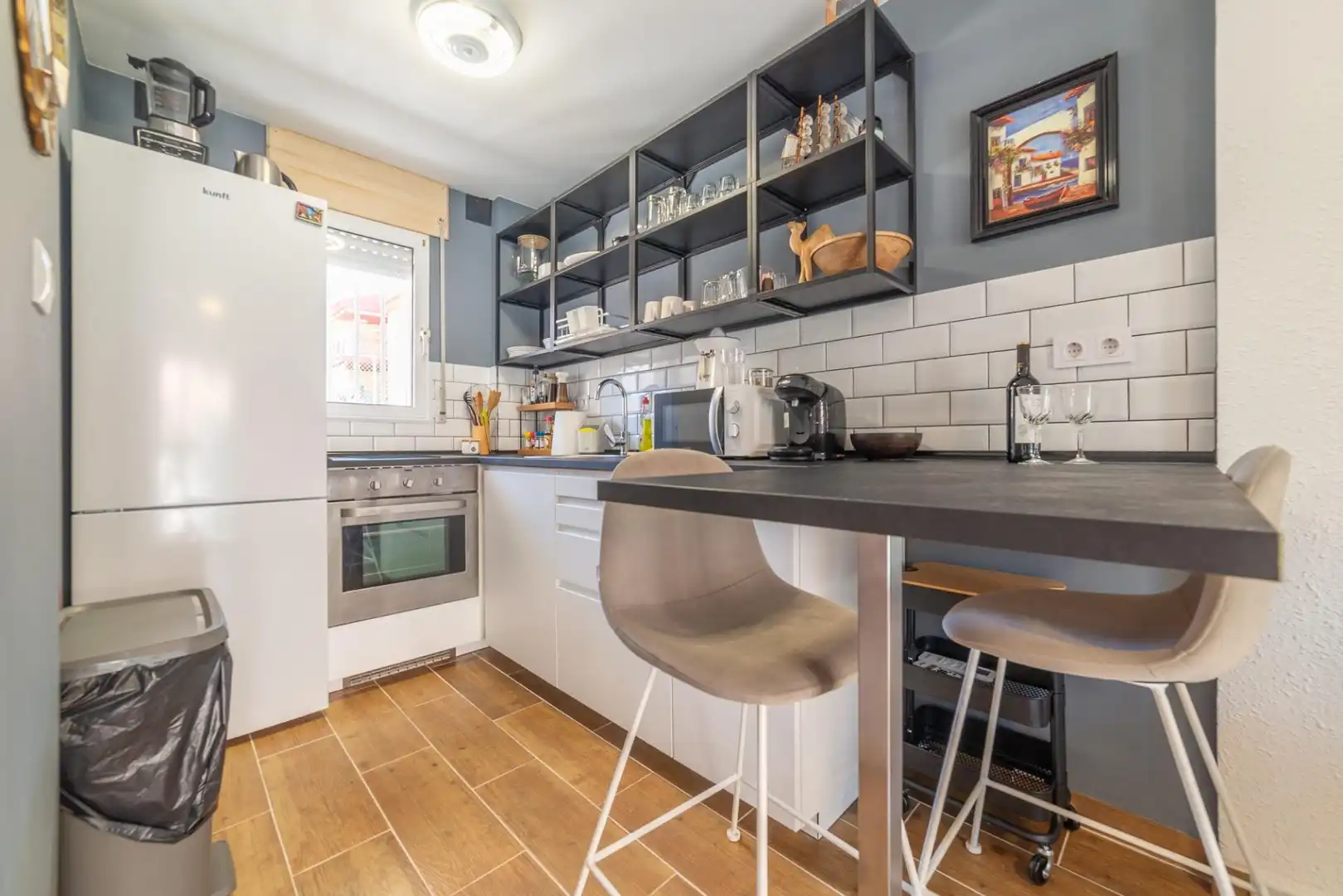Cuina de Apartament en venda en San Javier amb Aire condicionat, Jardí privat i Terrassa