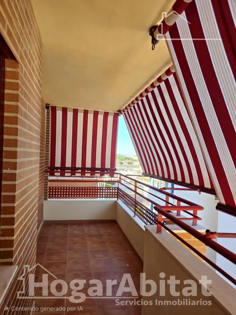 Balcony of Flat for sale in Canet d'En Berenguer  with Air Conditioner, Terrace and Storage room