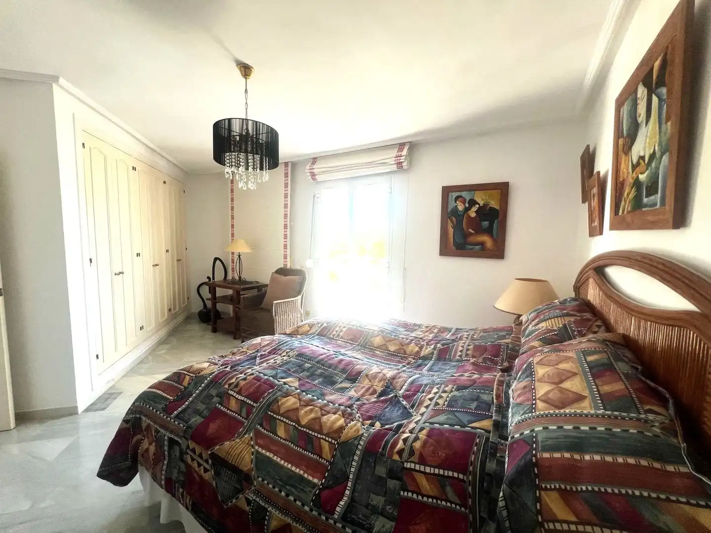 Schlafzimmer von Maisonette zum Verkauf in Estepona mit Klimaanlage, Terrasse und Abstellraum