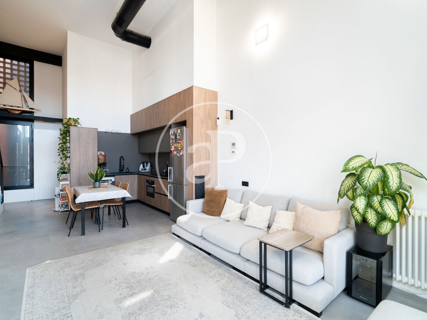 Sala d'estar de Pis en venda en  Barcelona Capital amb Aire condicionat, Calefacció i Traster