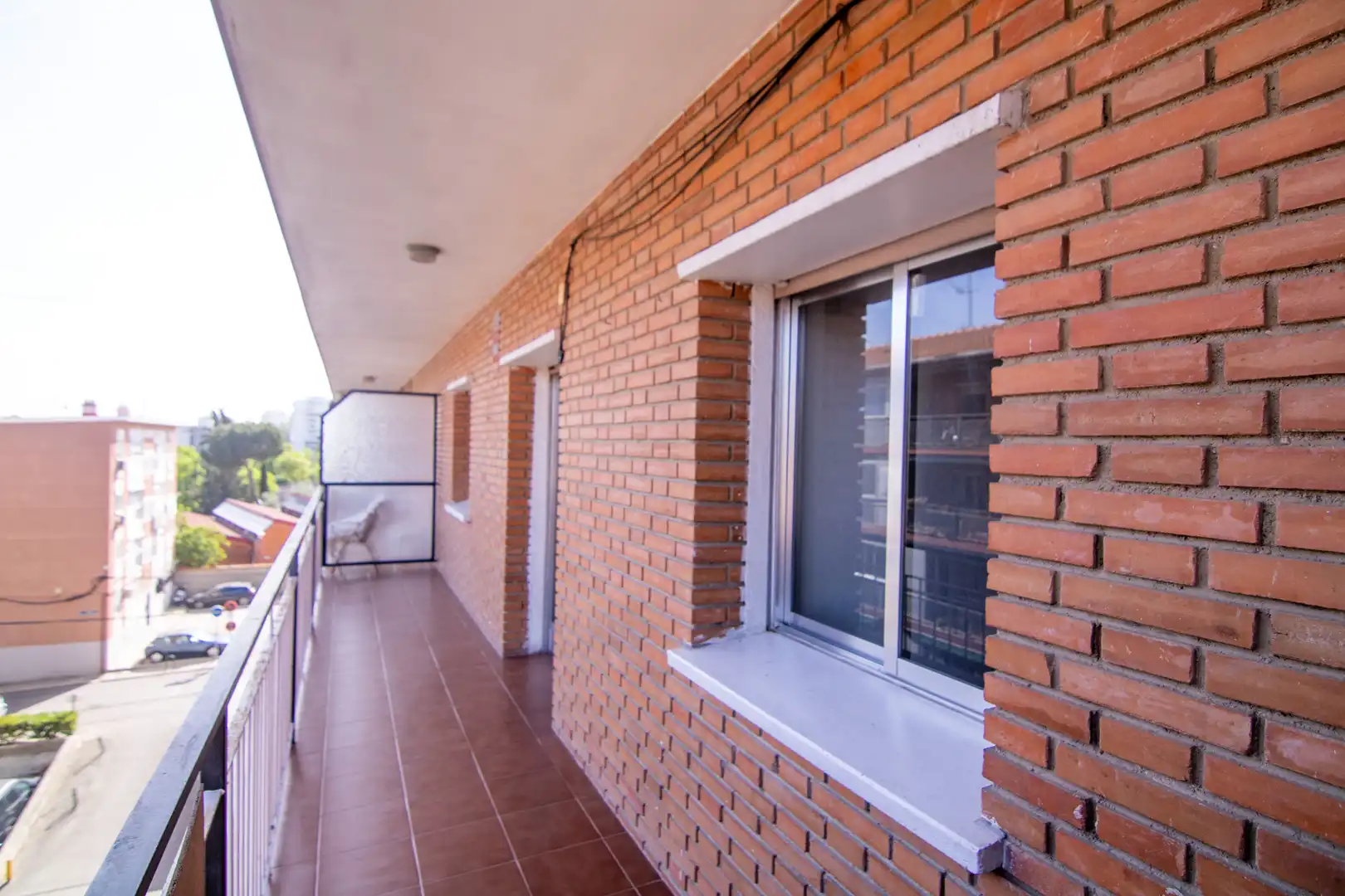 Balcony of Flat for sale in Madrid  with Terrace, Washing machine and Alarm