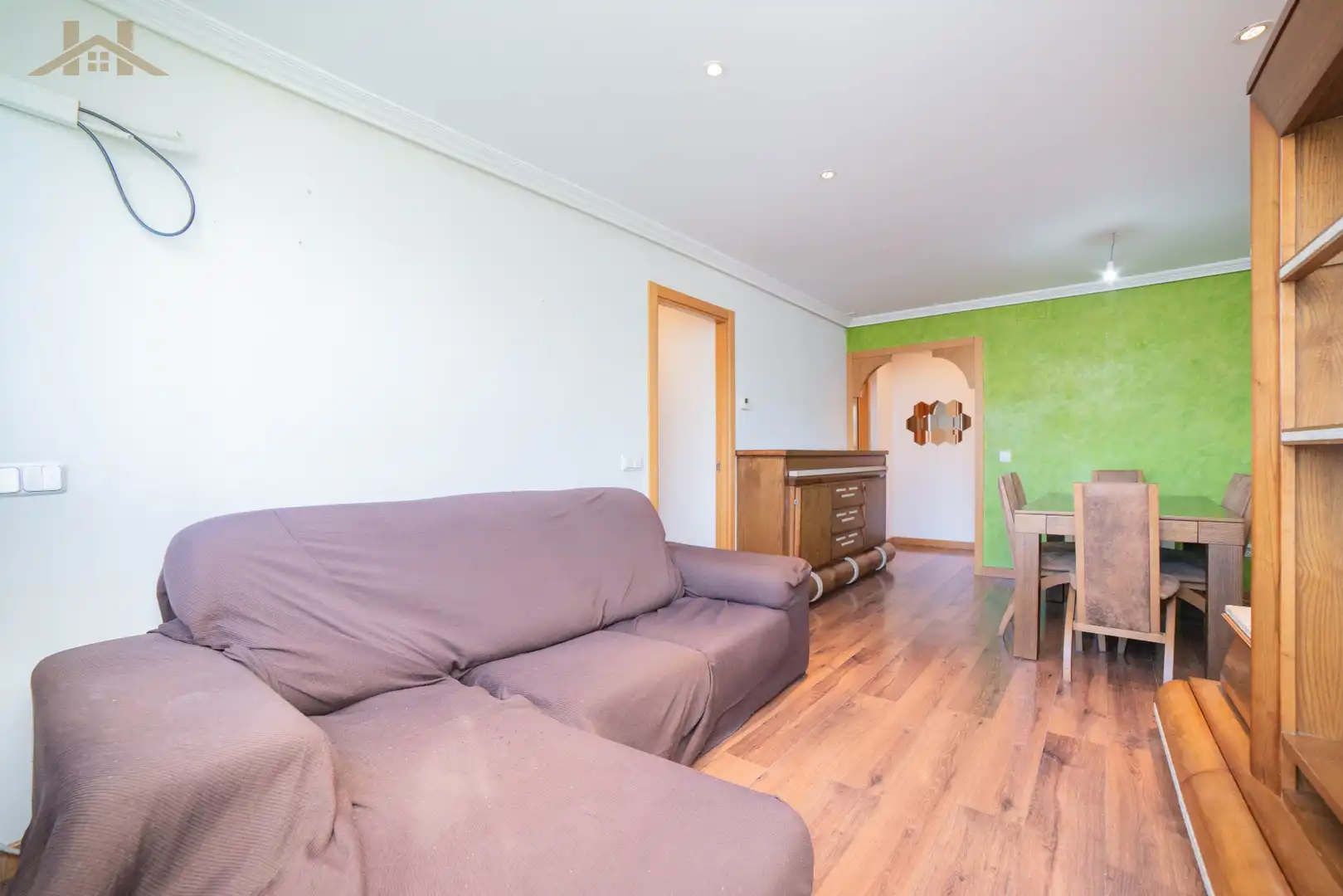 Living room of Flat for sale in Mejorada del Campo  with Heating, Parquet flooring and Terrace