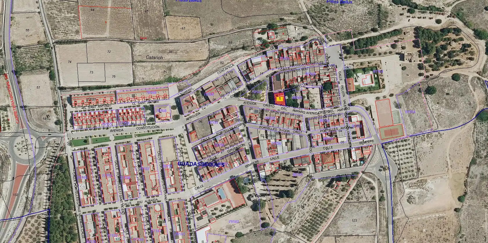 Vista exterior de Local en venda en Guadasséquies