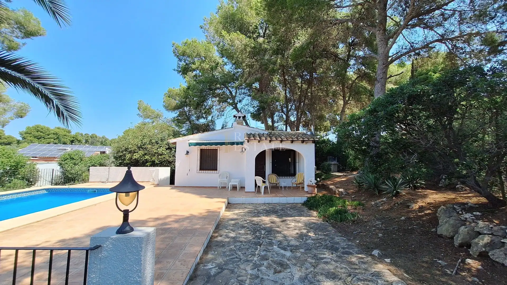 Garden of Houses for sale in Moraira  with Air Conditioner, Terrace and Swimming Pool