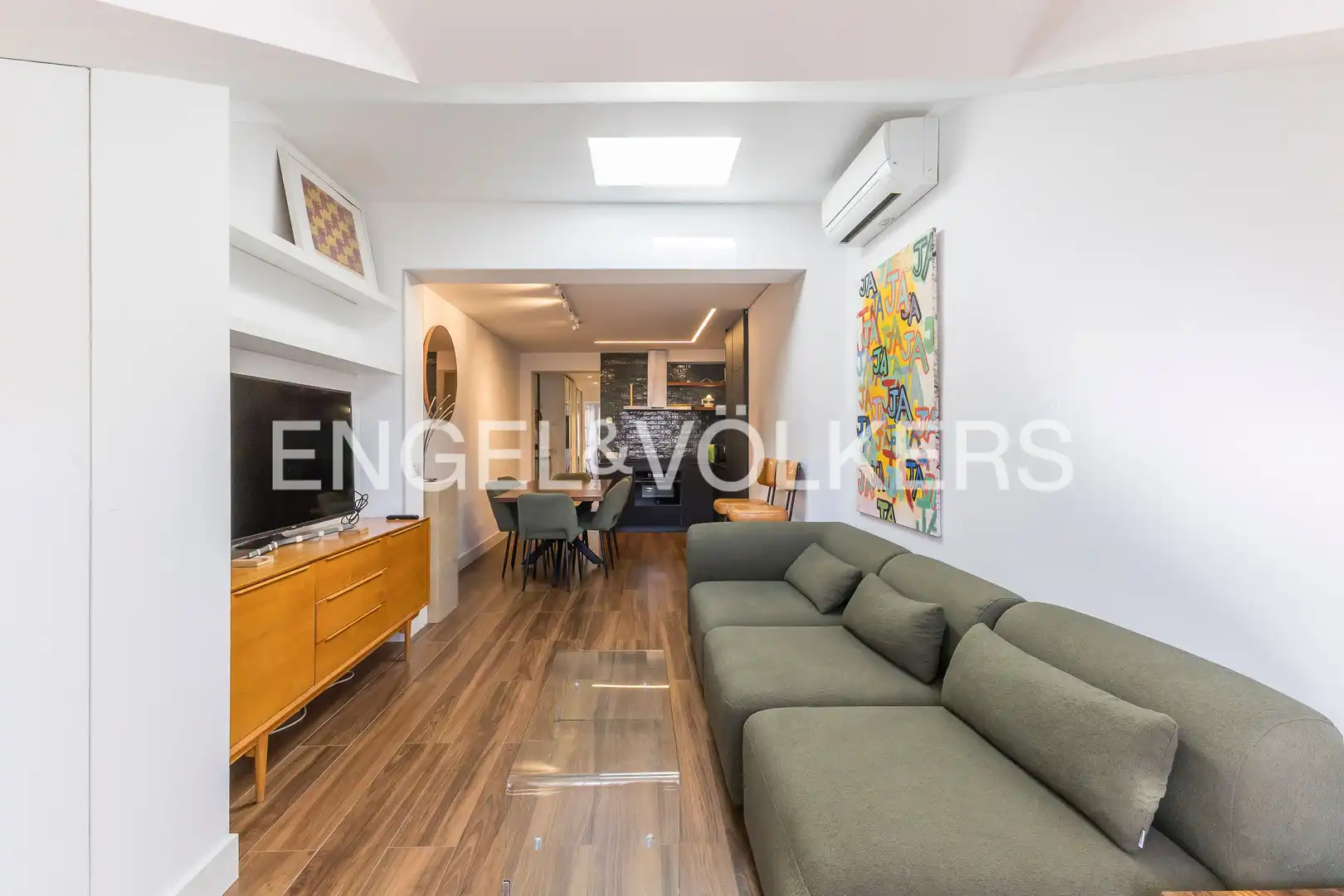 Living room of Flat for rent in Centro