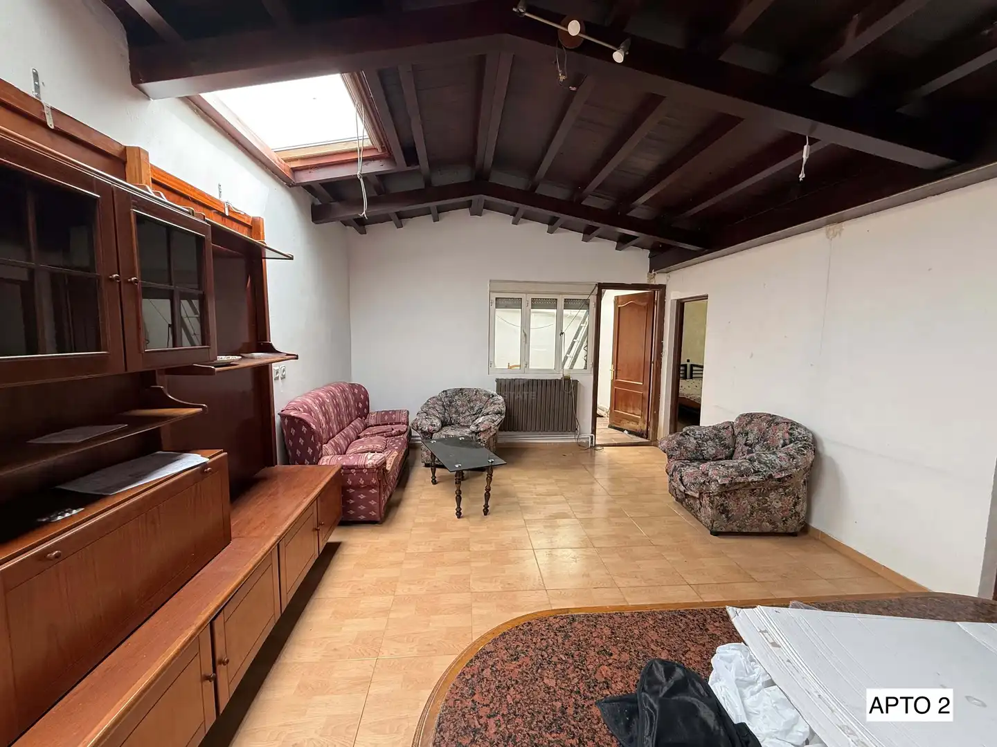 Wohnzimmer von Wohnung zum Verkauf in Castrillón mit Heizung und Terrasse