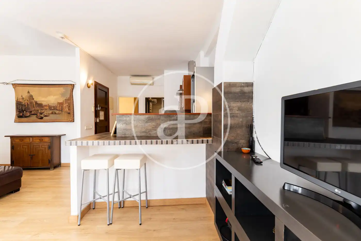 Küche von Wohnung zur Miete in  Palma de Mallorca mit Klimaanlage, Heizung und Terrasse