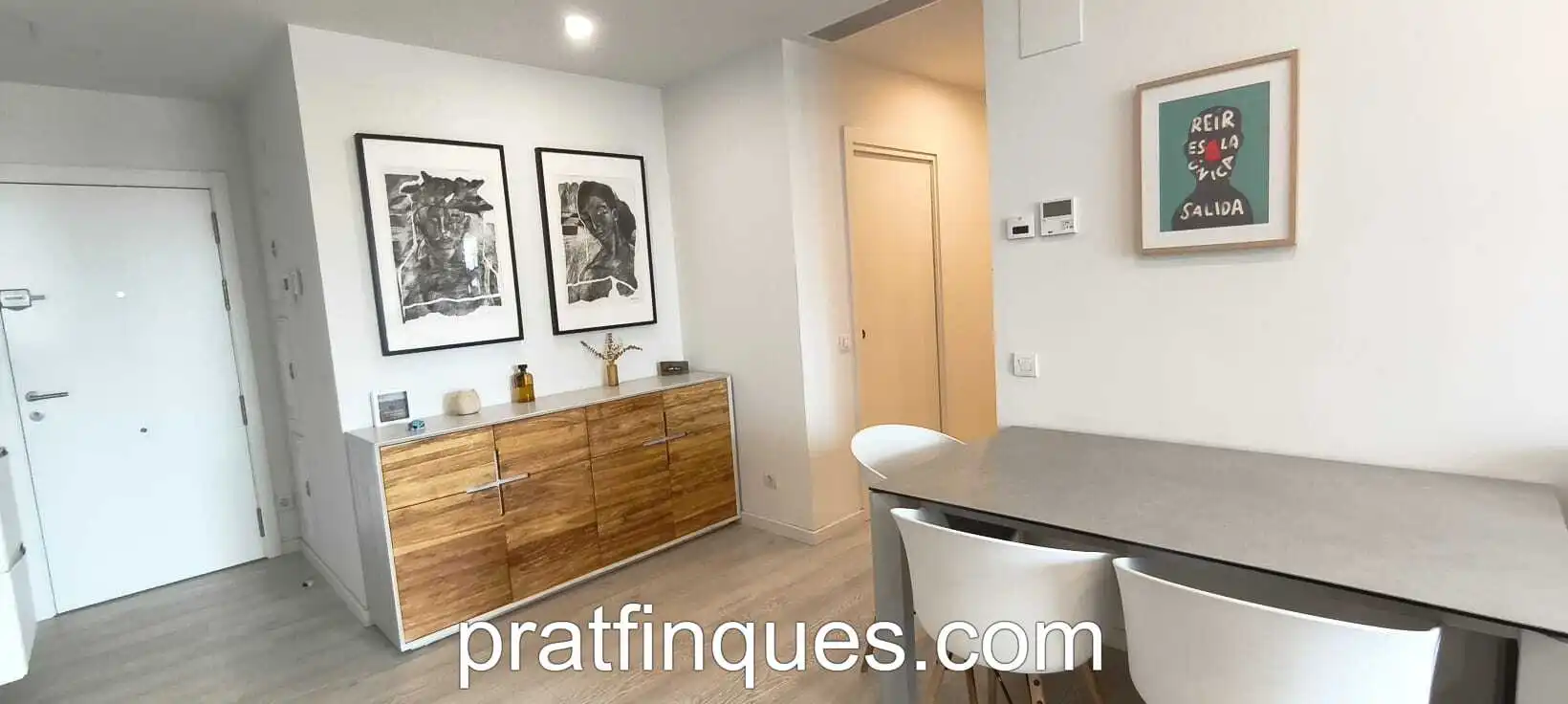 Esszimmer von Wohnung zum Verkauf in L'Hospitalet de Llobregat mit Klimaanlage, Heizung und Parkett