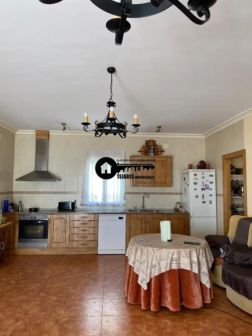 Cuina de Casa o xalet en venda en Pozohondo amb Aire condicionat, Jardí privat i Traster
