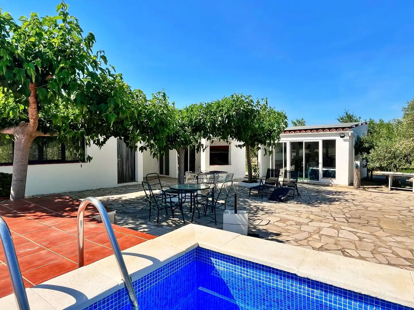 Terraza de Casa o chalet en venta en La Sénia con Piscina