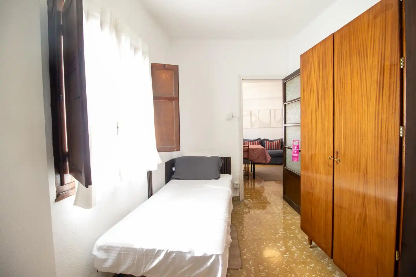 Bedroom of Flat for rent in Valencia  with Terrace and Furnished