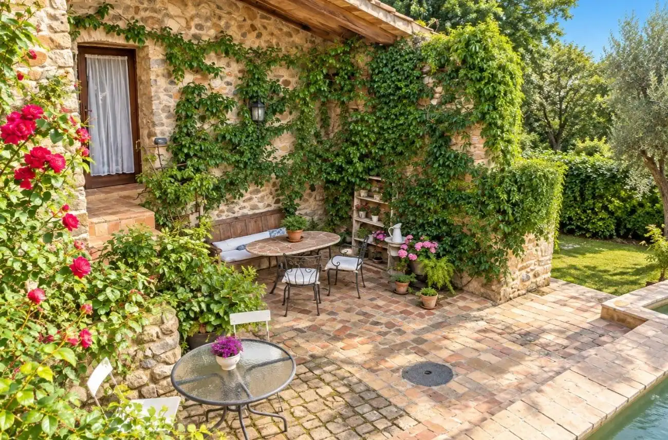 Terrassa de Casa o xalet en venda en Esponellà amb Calefacció, Jardí privat i Terrassa