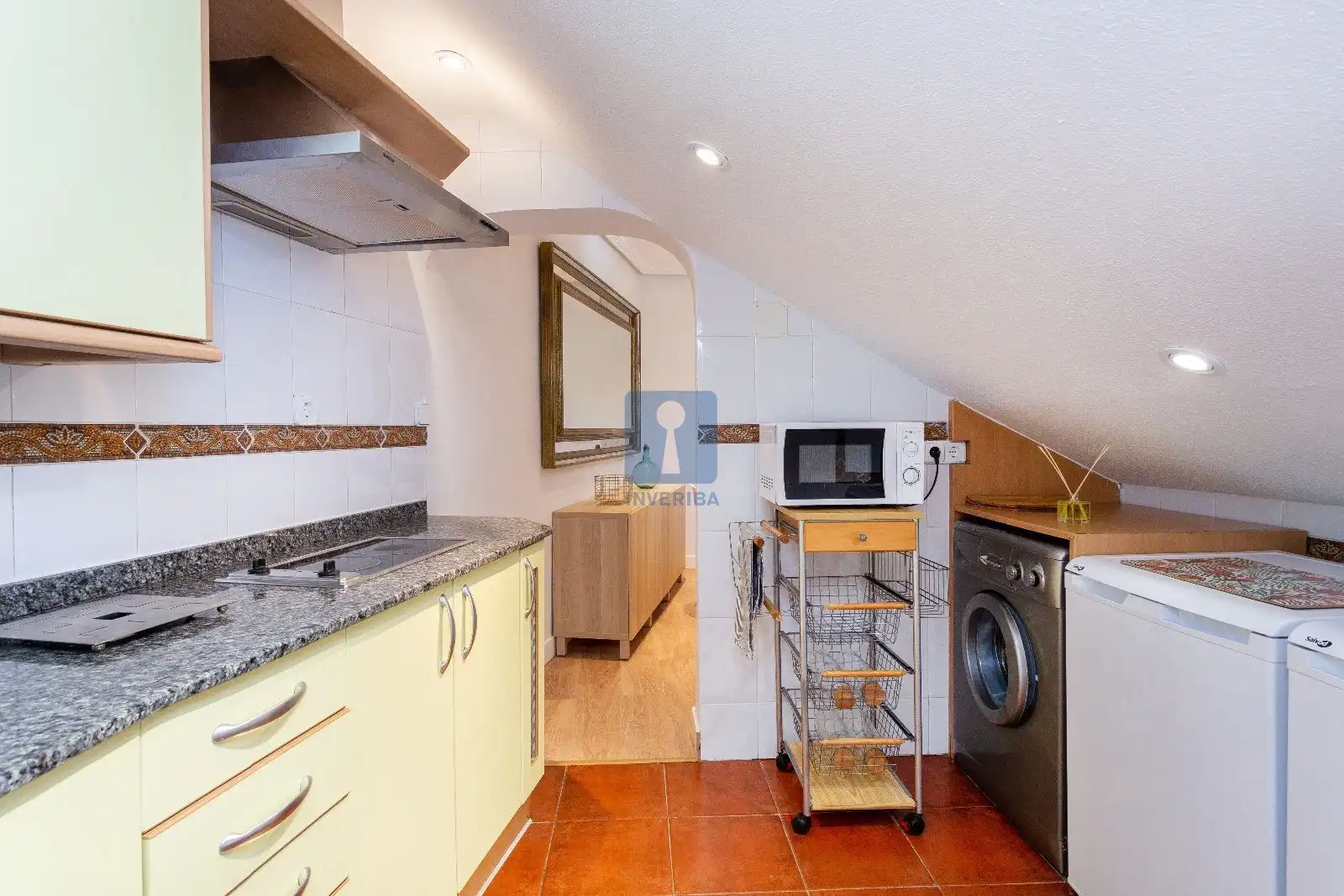 Küche von Wohnung zur Miete in Madrid mit Klimaanlage, Heizung und Möbliert