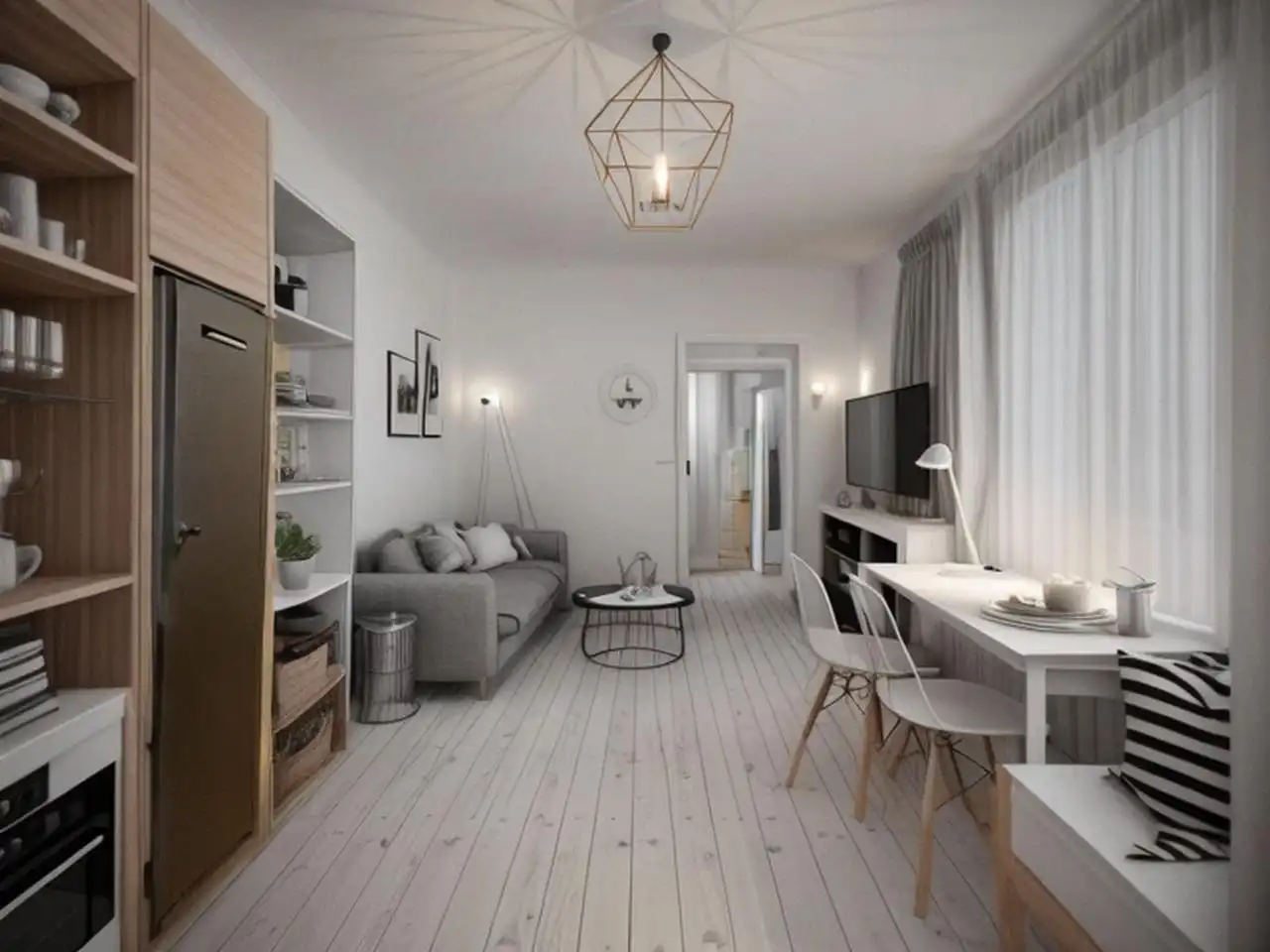 Sala de estar de Piso en venta en Madrid