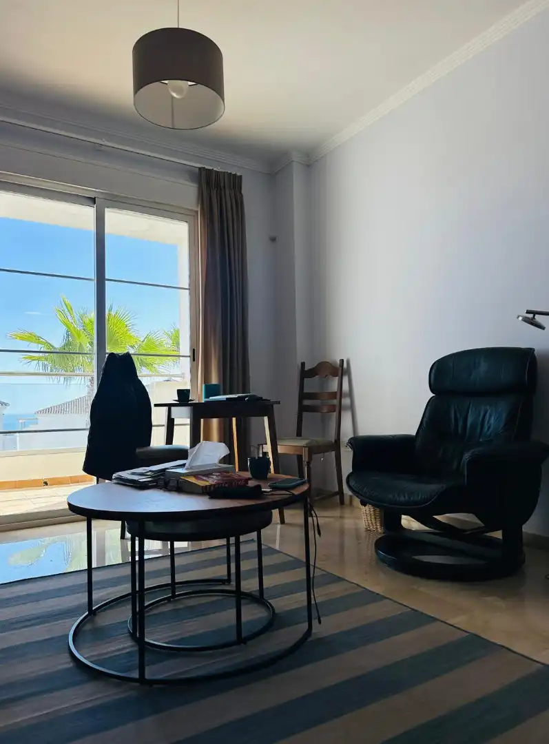 Living room of Flat for sale in Manilva  with Air Conditioner, Heating and Terrace