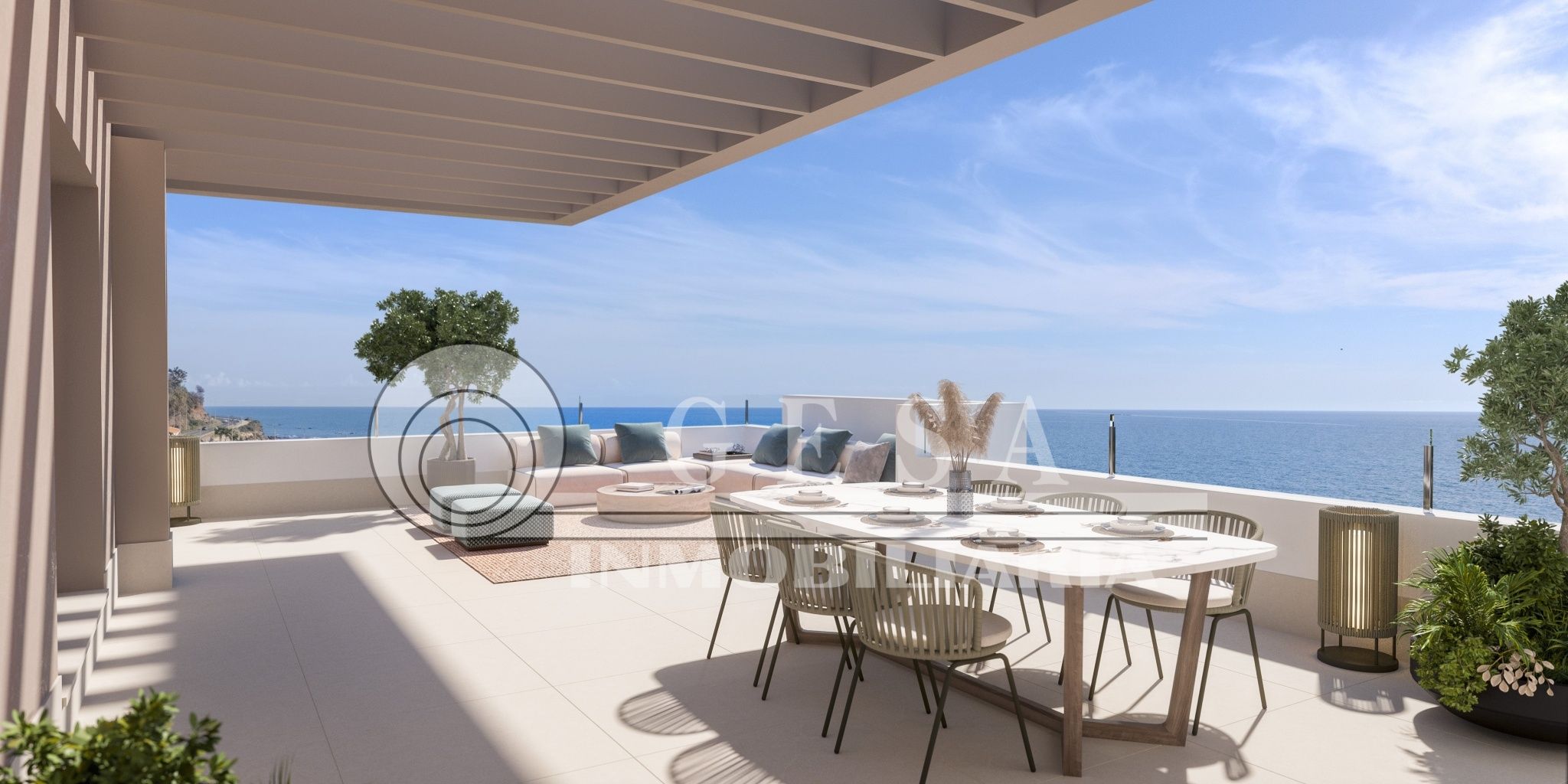 Terrace of Flat for sale in Algarrobo  with Air Conditioner, Heating and Terrace