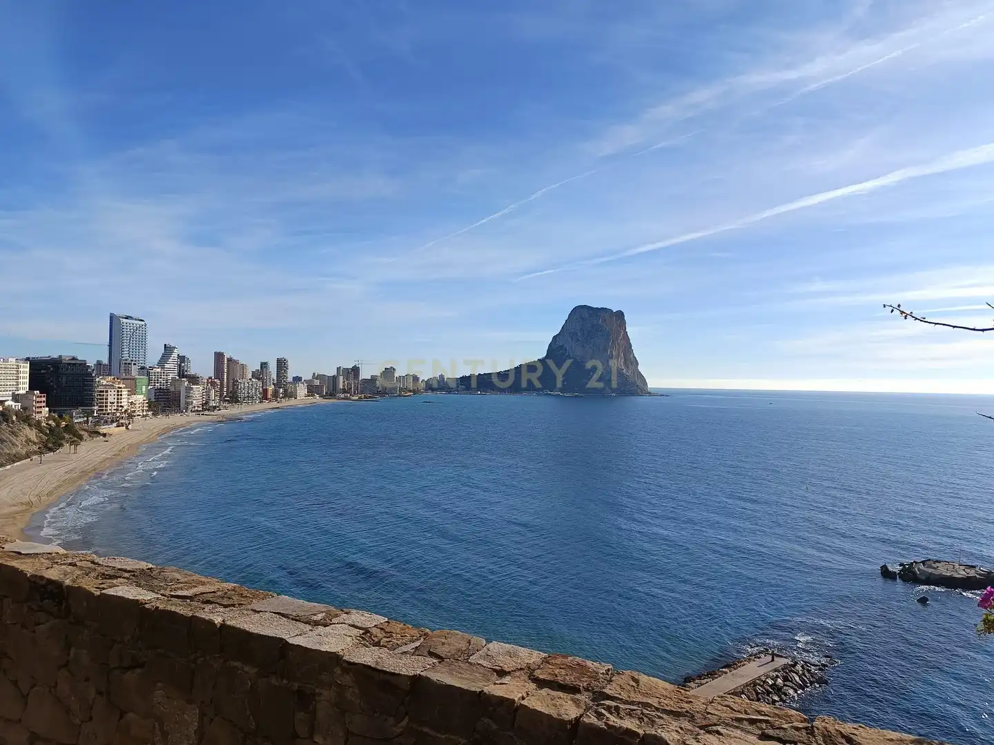 Außenansicht von Maisonette zum Verkauf in Calpe / Calp mit Klimaanlage, Waschmaschine und Balkon