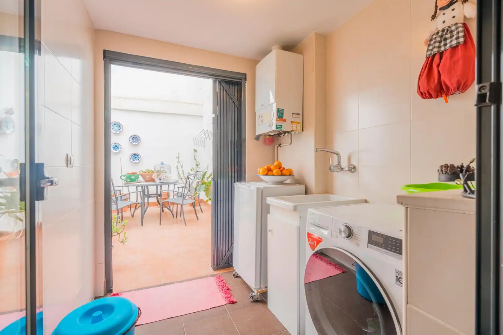 Garden of Flat for sale in La Pobla de Vallbona  with Air Conditioner, Heating and Terrace