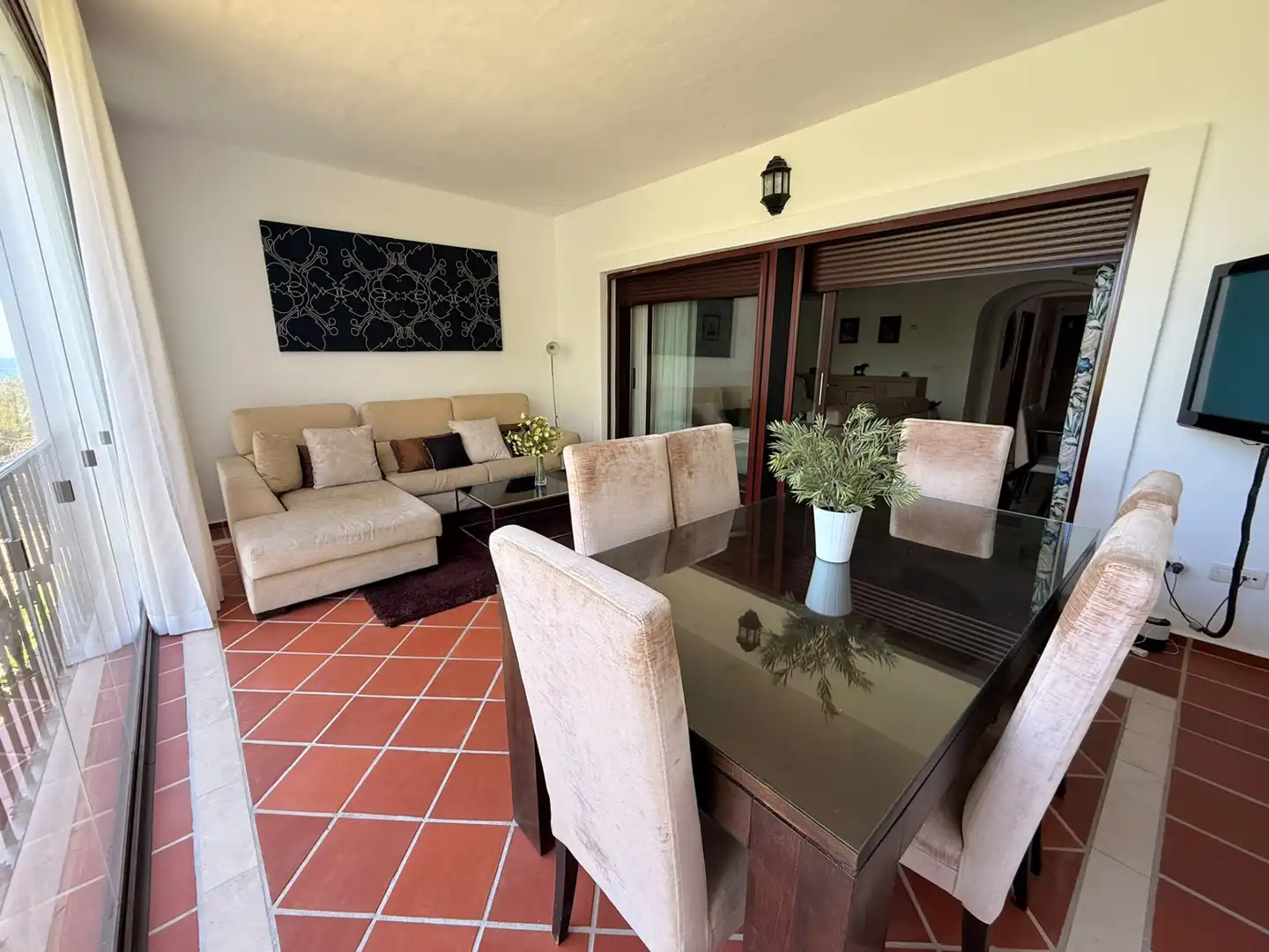 Dining room of Detached homes for sale in Estepona  with Air Conditioner, Terrace and Storage room