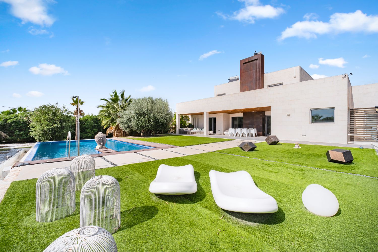 Jardí de Casa o xalet en venda en Lorca amb Aire condicionat, Calefacció i Parquet