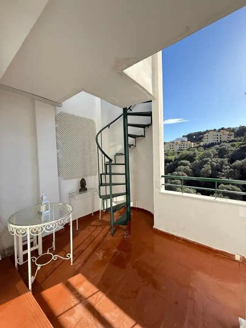 Terraza de Apartamento en venta en Mijas con Aire acondicionado, Terraza y Amueblado