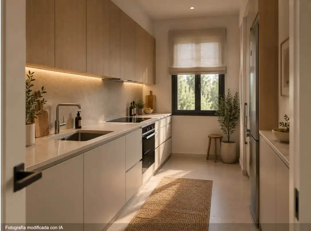 Appartamento di nuova costruzione con terrazza in vendita a Plaça de la Germandat 1, imagen 3