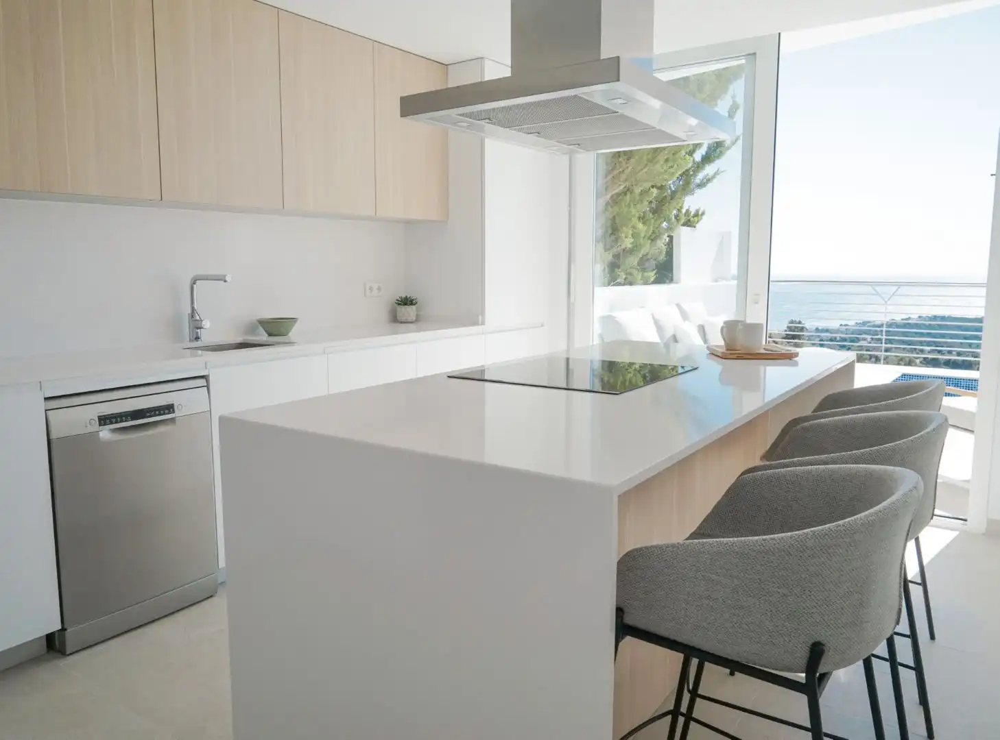 Cocina de Casa o chalet en venta en Altea con Aire acondicionado y Piscina