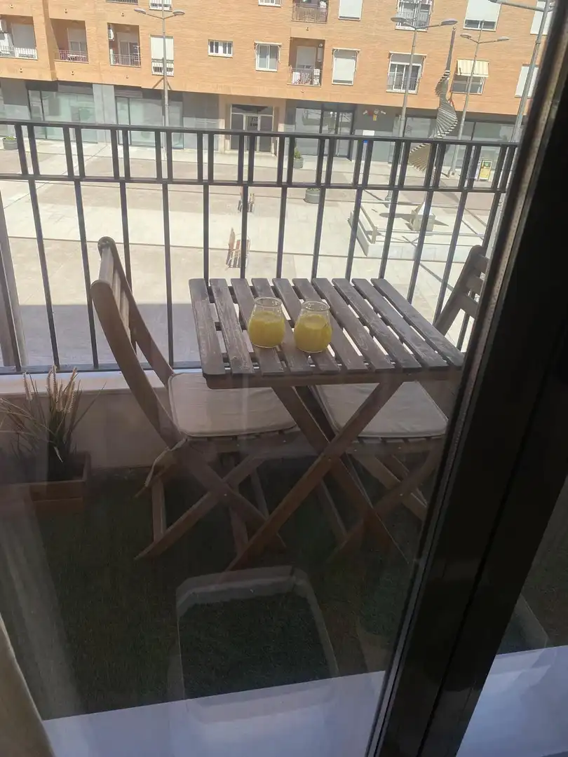 Terrassa de Apartament de lloguer en Mislata amb Aire condicionat, Calefacció i Parquet
