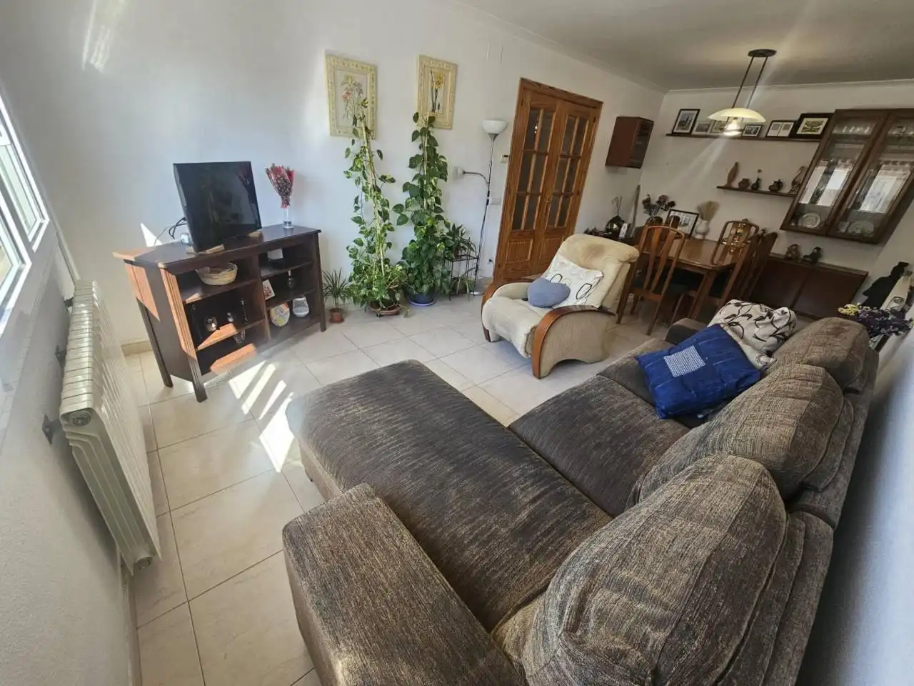 Sala d'estar de Casa adosada en venda en Santa Maria de Palautordera amb Aire condicionat, Calefacció i Terrassa