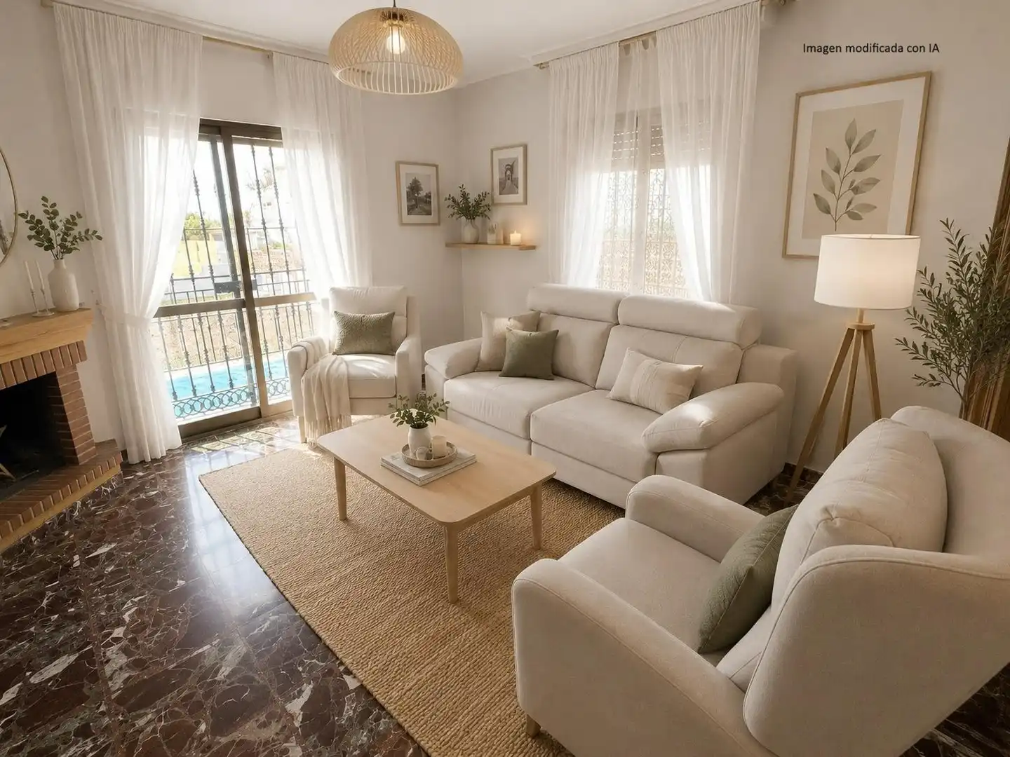 Sala d'estar de Casa o xalet en venda en Rincón de la Victoria amb Jardí privat, Terrassa i Balcó
